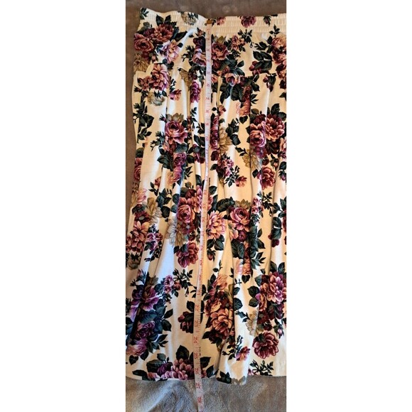Fritzi Plus Vintage Floral Skirt 2X-Elastic Waist Band Made in the USA - Picture 9 of 13